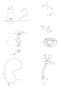 Accessories Diagram and Parts List for 323R 2008-03 Husqvarna Brush Cutter