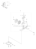 Starter 1 Diagram and Parts List for 323R 2008-03 Husqvarna Brush Cutter