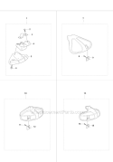 Guards Diagram and Parts List for 323R 2008-03 Husqvarna Brush Cutter