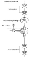 Part Location Diagram of 537128802 Husqvarna Holder