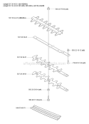 Page H Diagram and Parts List for 323HE3 323 HE 3 2005-09 Husqvarna Hedge Trimmer