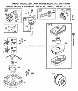 Page C Diagram and Parts List for 3242A89 1998 Husqvarna Lawn Mower