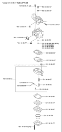 Page C Diagram and Parts List for 324 HDA 55X 2004-05 Husqvarna Hedge Trimmer