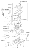 Page E Diagram and Parts List for 324 HDA 55X 2004-05 Husqvarna Hedge Trimmer