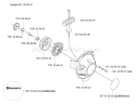 Page M Diagram and Parts List for 324 HDA 55x 2005-09 Husqvarna Leaf Blower / Vacuum