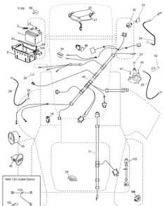 Repair Parts And Electrical Diagram and Parts List for 2042LS (96043007500)(2008-11) Husqvarna Lawn Mower