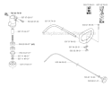 Bevel Gear  Shaft Diagram and Parts List for 325RJX 2002-01 Husqvarna Brush Cutter