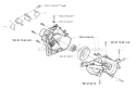 Crankcase Diagram and Parts List for 325RJX 2005-05 Husqvarna Brush Cutter