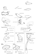 Accessories Diagram and Parts List for 325RX 1999-03 Husqvarna Brush Cutter