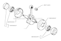 Crankshaft Diagram and Parts List for 325RX 1999-03 Husqvarna Brush Cutter