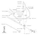 Shaft  Handle Diagram and Parts List for 325RX 2000-05 Husqvarna Brush Cutter