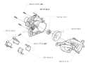 Crankcase Diagram and Parts List for 325RX 2000-05 Husqvarna Brush Cutter