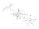Crankcase  Clutchdrum Diagram and Parts List for 325RX 2008-03 Husqvarna Brush Cutter