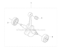 Crankshaft Diagram and Parts List for 325RX 2008-03 Husqvarna Brush Cutter
