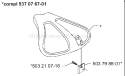 Page A Diagram and Parts List for 325CX 325 CX 2000-04 Husqvarna Trimmer