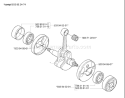 Page F Diagram and Parts List for 325 E X-Series 2006-04 Husqvarna Edger
