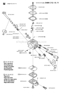 Page D Diagram and Parts List for 325 E X-Series E-Tech 2 -2001-01 Husqvarna Edger