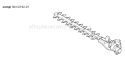Page G Diagram and Parts List for 325 HDA 65X 2007-01 Husqvarna Hedge Trimmer