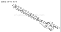 Page H Diagram and Parts List for 325 HE 4x 2005-09 Husqvarna Hedge Trimmer