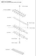 Part Location Diagram of 505065701 Husqvarna CUTTING DECK
