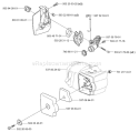 Page B Diagram and Parts List for 325 HS 75 2000-10 Husqvarna Hedge Trimmer