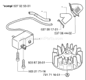 Page K Diagram and Parts List for 325 HS 99 X-Series 2003-01 Husqvarna Hedge Trimmer