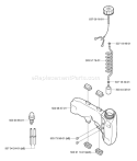 Page H Diagram and Parts List for 325 HS 99 X-Series 2003-01 Husqvarna Hedge Trimmer