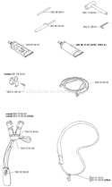 Page B Diagram and Parts List for 325LXT 325 LXT 2000-04 Husqvarna Trimmer