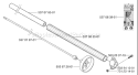 Part Location Diagram of 537078701 Husqvarna Shaft