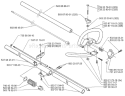 Page J Diagram and Parts List for 322L 322 L 2000-01 Husqvarna Trimmer