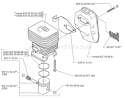 Page L Diagram and Parts List for 322L 322 L 2000-01 Husqvarna Trimmer