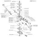 Page B Diagram and Parts List for 322L 322 L 2000-01 Husqvarna Trimmer