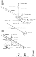 Page L Diagram and Parts List for 325RDX 325 RDX 2002-01 Husqvarna Trimmer