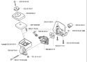 Page C Diagram and Parts List for 325RDX 325 RDX 2002-01 Husqvarna Trimmer