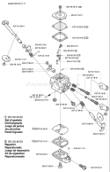 Page D Diagram and Parts List for 325RDX 325 RDX 2002-01 Husqvarna Trimmer