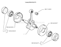 Page L Diagram and Parts List for 322C 322 C 1999-03 Husqvarna Trimmer