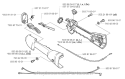 Throttle Controls Diagram and Parts List for 326RJX 2004-03 Husqvarna Brush Cutter