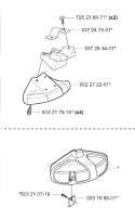 Accessories 2 Diagram and Parts List for 326RJX 2004-03 Husqvarna Brush Cutter