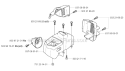 Cover Diagram and Parts List for 326RJX 2004-03 Husqvarna Brush Cutter