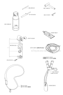 Accessories 1 Diagram and Parts List for 326RJX 2007-01 Husqvarna Brush Cutter