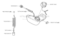 Fuel Tank Diagram and Parts List for 326RJX 2007-01 Husqvarna Brush Cutter