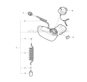 Fuel Tank Diagram and Parts List for 326RJX 2009-05 Husqvarna Brush Cutter