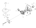 Carburetor  Air Filter Diagram and Parts List for 326RJX 2009-05 Husqvarna Brush Cutter