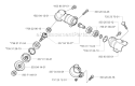 Bevel Gear Diagram and Parts List for 326RX 2001-03 Husqvarna Brush Cutter