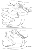 Throttle Contorls Diagram and Parts List for 326RX 2002-02 Husqvarna Brush Cutter