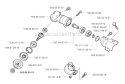 Bevel Gear Diagram and Parts List for 326RX 2002-02 Husqvarna Brush Cutter