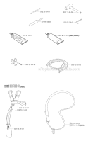 Accessories 1 Diagram and Parts List for 326RX 2002-08 Husqvarna Brush Cutter