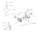 Carburetor  Air Filter Diagram and Parts List for 326RX 2002-08 Husqvarna Brush Cutter