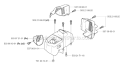 Cover Diagram and Parts List for 326RX 2002-08 Husqvarna Brush Cutter
