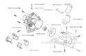 Crankcase Diagram and Parts List for 326RX 2002-08 Husqvarna Brush Cutter